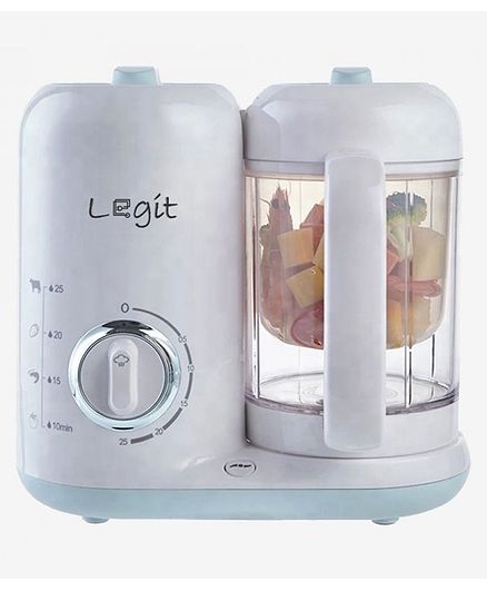 Legit 4 in 1 Baby Food Processor - White Blue