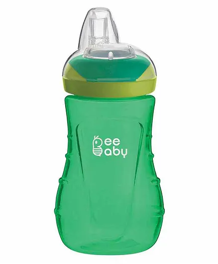 Beebaby Soft Silicone Spout Sippy Cup Green - 250 ml