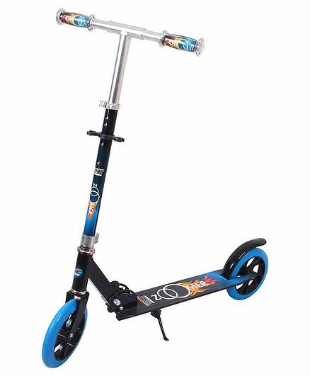 Cosmic Zoomer 2 Wheel Scooter With Stand - Blue Black