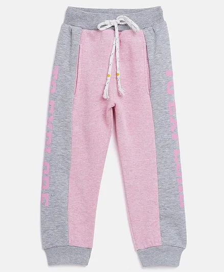 Ziama Full Length Colour Blocked Lounge Pants - Pink