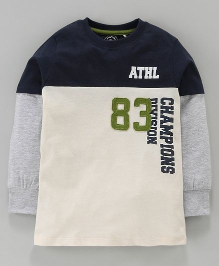 Jus Cubs 83 Patch Full Sleeves Tee - Multi Color