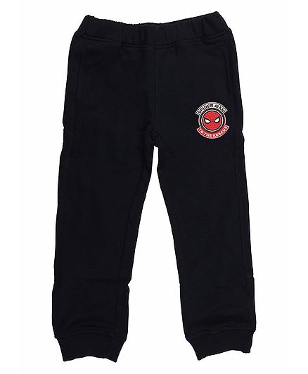 Marvel By Crossroads Spider Man To The Rescue Print Full Length Elasticated Pants - Navy Blue