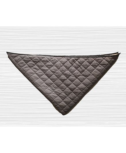 CuddlyCoo Quilted Cotton Playmat - Grey