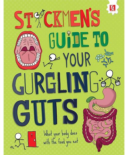 Young Angels Stickmen's Guide to Your Gurgling Guts Knowledge Book by John Farndon - English