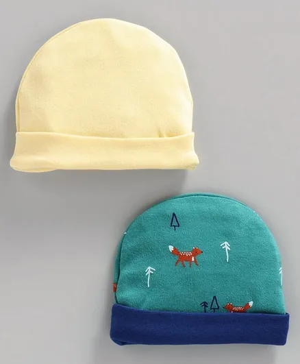 Ben Benny Caps Multi Print - Yellow Green