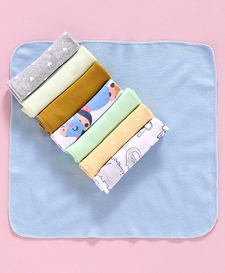 Ben Benny Printed Napkins Pack of 8 - Multicolor