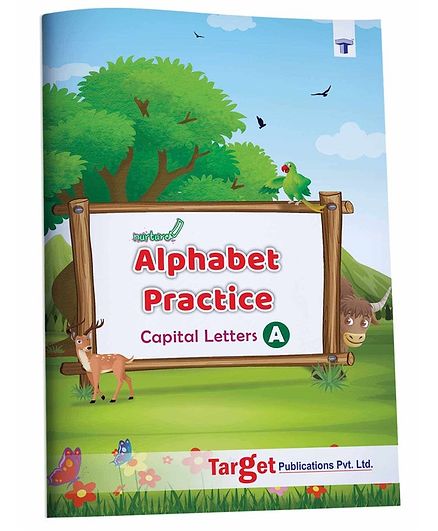 Target Publications Nurture Alphabet Tracing & Writing Practice Book - English