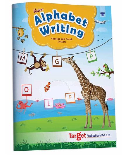 Target Publications Nurture Capital & Small Letter Tracing & Writing Practice Book - English