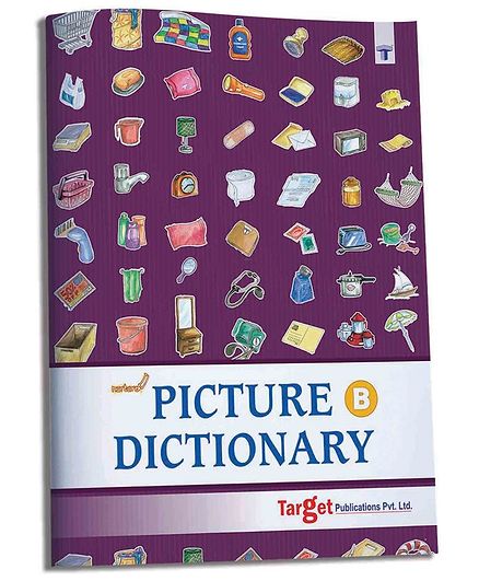 Target Publications Nurture Picture Dictionary Book for Kids Part B - English