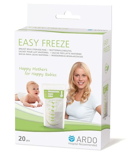 Ardo Easy Freeze Breast Milk Storage Bags 20 Pieces - 180 Ml Each
