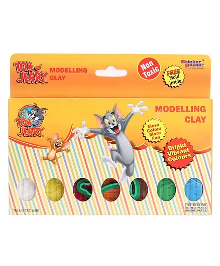Tom & Jerry Modelling Clay with Mold - 100 gm