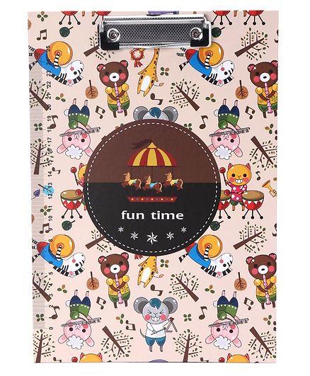 Colorful & Attractive Exam Board Animal Print - Pink
