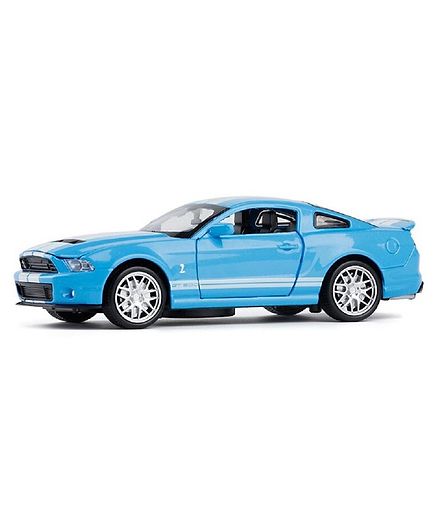 Emob Die Cast Pull Back Ford Car with Opening Doors - Blue
