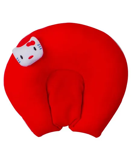 Ole Baby Soft Plush Head Support Mustard Seeds (Rai) Pillow - Red