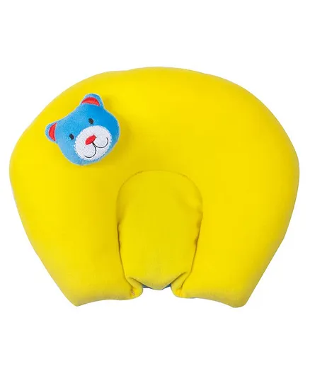 Ole Baby Soft Plush Head Support Mustard Seeds (Rai) Pillow - Yellow