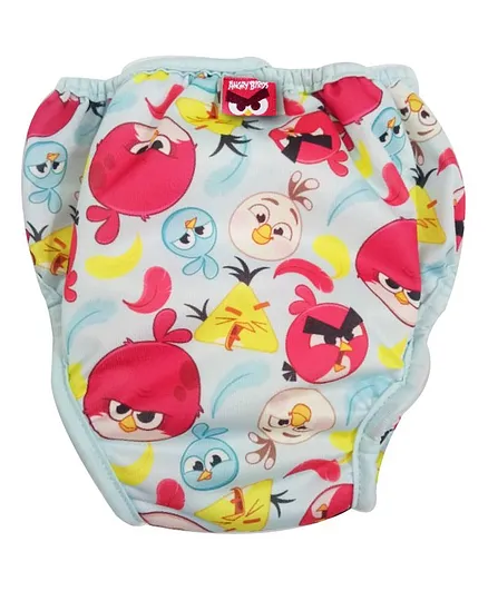 Angry Birds Reusable Cloth Diaper Medium - Blue