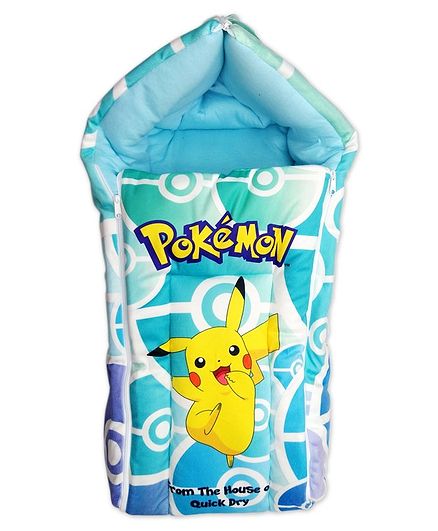 Pokemon Sleeping Bag - Sea Green Blue