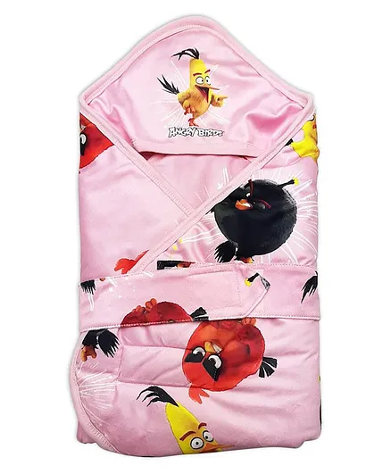 Angry Birds Hooded Wrapper - Black White