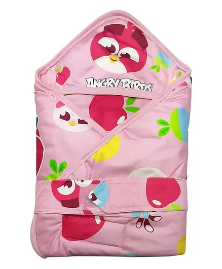 Angry Birds Hooded Wrapper - Pink