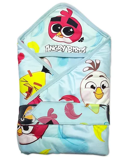 Angry Birds Hooded Wrapper - Black White
