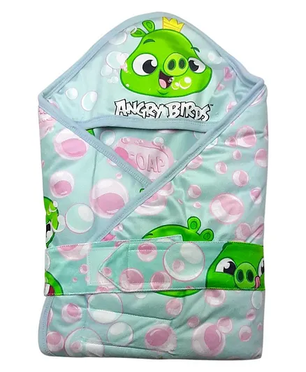 Angry Birds Hooded Wrapper - Green
