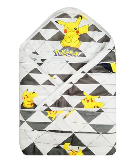 Pokemon Hooded Wrapper - Black White