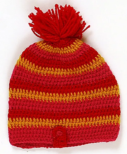 USHA ENTERPRISES Striped Cap - Red