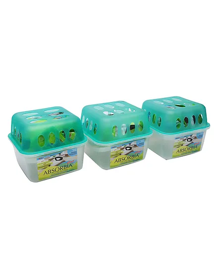 Absorbia Moisture Re-Usable Box with Refill Pouch Pack of 3 - 400 g Each