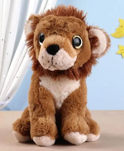 Starwalk Sitting Lion Plush Toy Brown - Height 23 cm