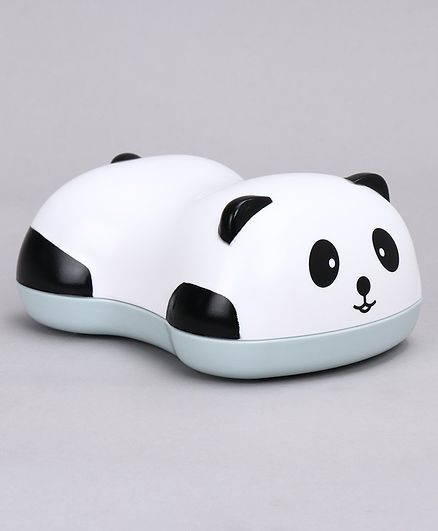 Panda Shape Soap Case - White Blue