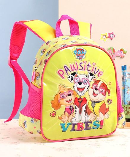 Paw Patrol School Bag Yellow - 10 Inches