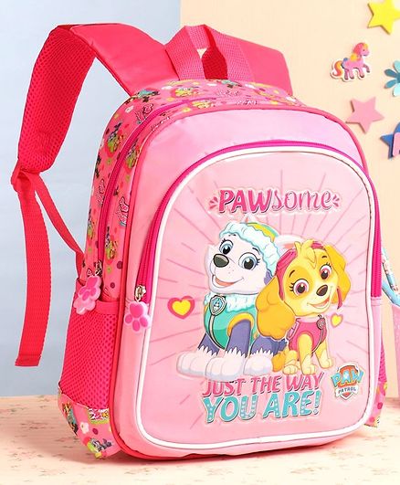 Paw Patrol School Bag Pink - 12 Inches