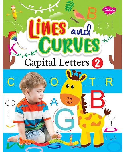 Sawan Lines & Curves Capital Letters Book 2 - English