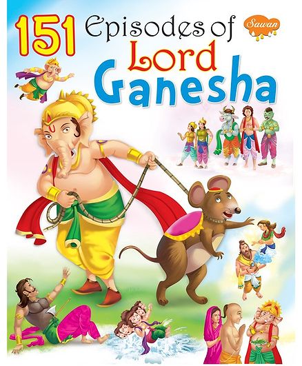 Sawan 151 Episodes of Lord Ganesha Story Book - English