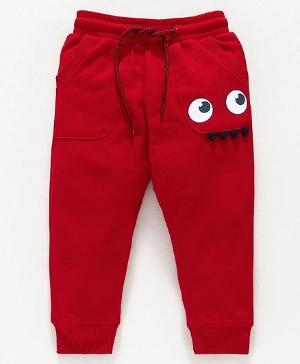 Babyoye Full Length Track Pant - Red