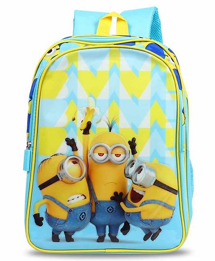 Minions School Bag Blue - 14 Inches