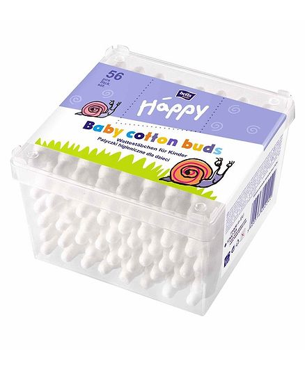 Bella Happy Baby Cotton Buds - 56 Pieces