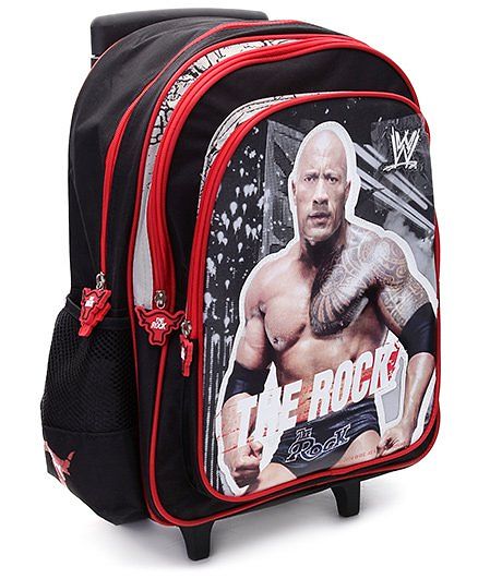 WWE The Rock Trolley Back Pack - 16 Inches