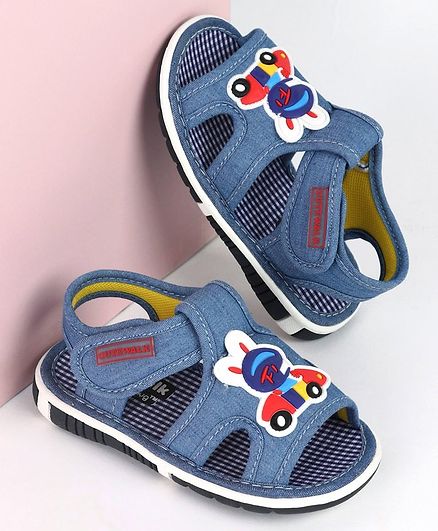 Cute Walk by Babyhug Sandals Car Patch - Blue