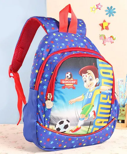 Chhota Bheem School Bag Blue - 12 Inches