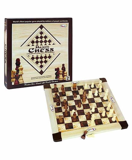 Annie Majestic Wooden Chess - 8 Years Plus