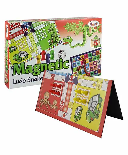 Annie Magnetic Ludo Snakes And Ladder