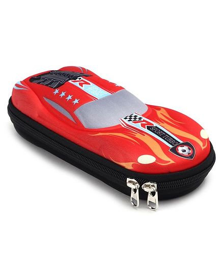Pencil Pouch Car Design - Red
