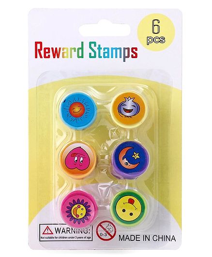Baby Color Stamps Pack of 6 - Multicolor