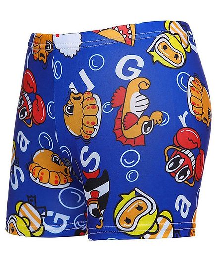 Syga Swimming Trunks Multi Print - (Color & Design May Vary)