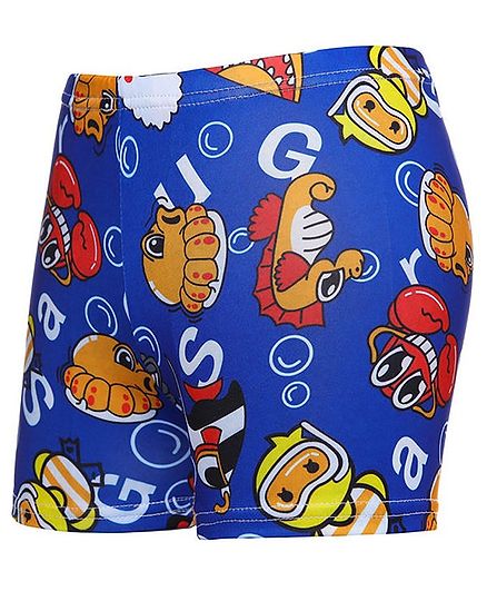 Syga Swimming Trunks Multi Print - (Color & Design May Vary)