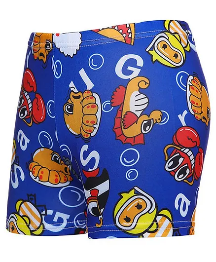 Syga Swimming Trunks Multi Print - (Color & Design May Vary)
