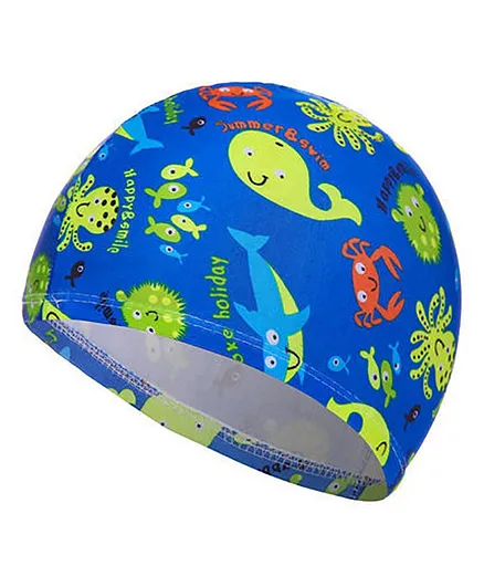 Syga Swimming Cap Animal Print - (Color & Print May Vary)