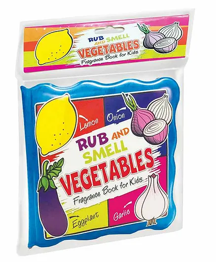 Dreamland Publications Rub & Smell Vegetable Theme Book - English