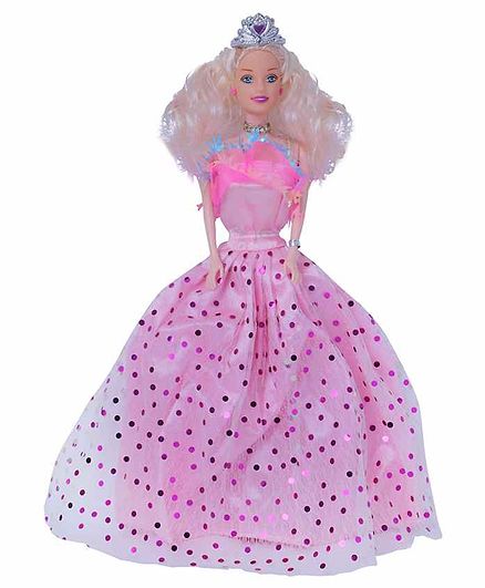 Planet of Toys Princess Doll Pink - Height 29 cm